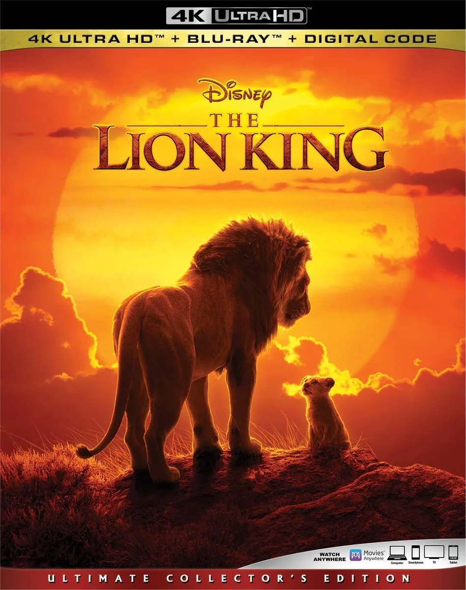 Disney Disney The Lion King 2019 4K UHD Blu-ray — product photo