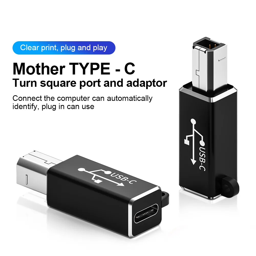 weastlinks weastlinks USB-C to USB-B Printer Cable Black 480 Mbps — product photo
