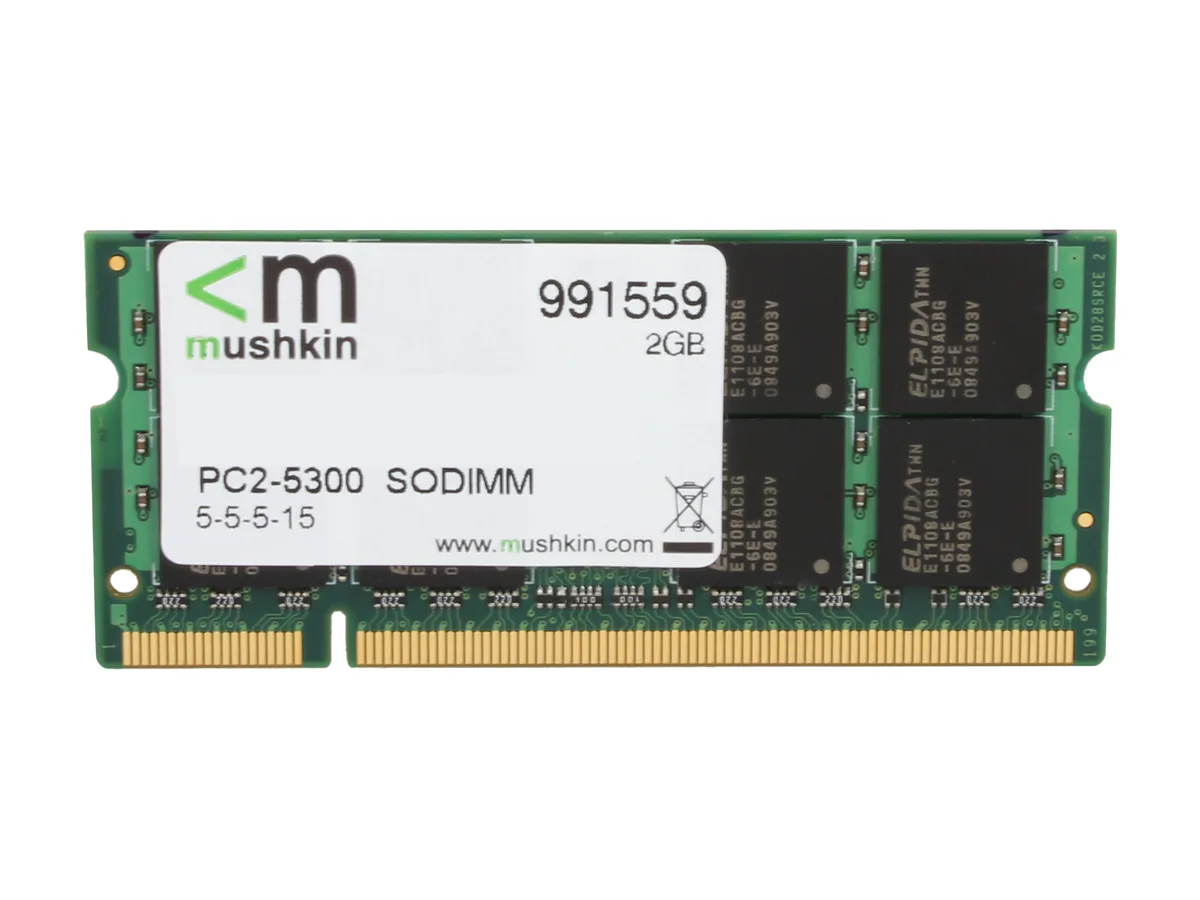Mushkin Enhanced Mushkin Enhanced 991559 2GB DDR2 667 laptop RAM — product photo