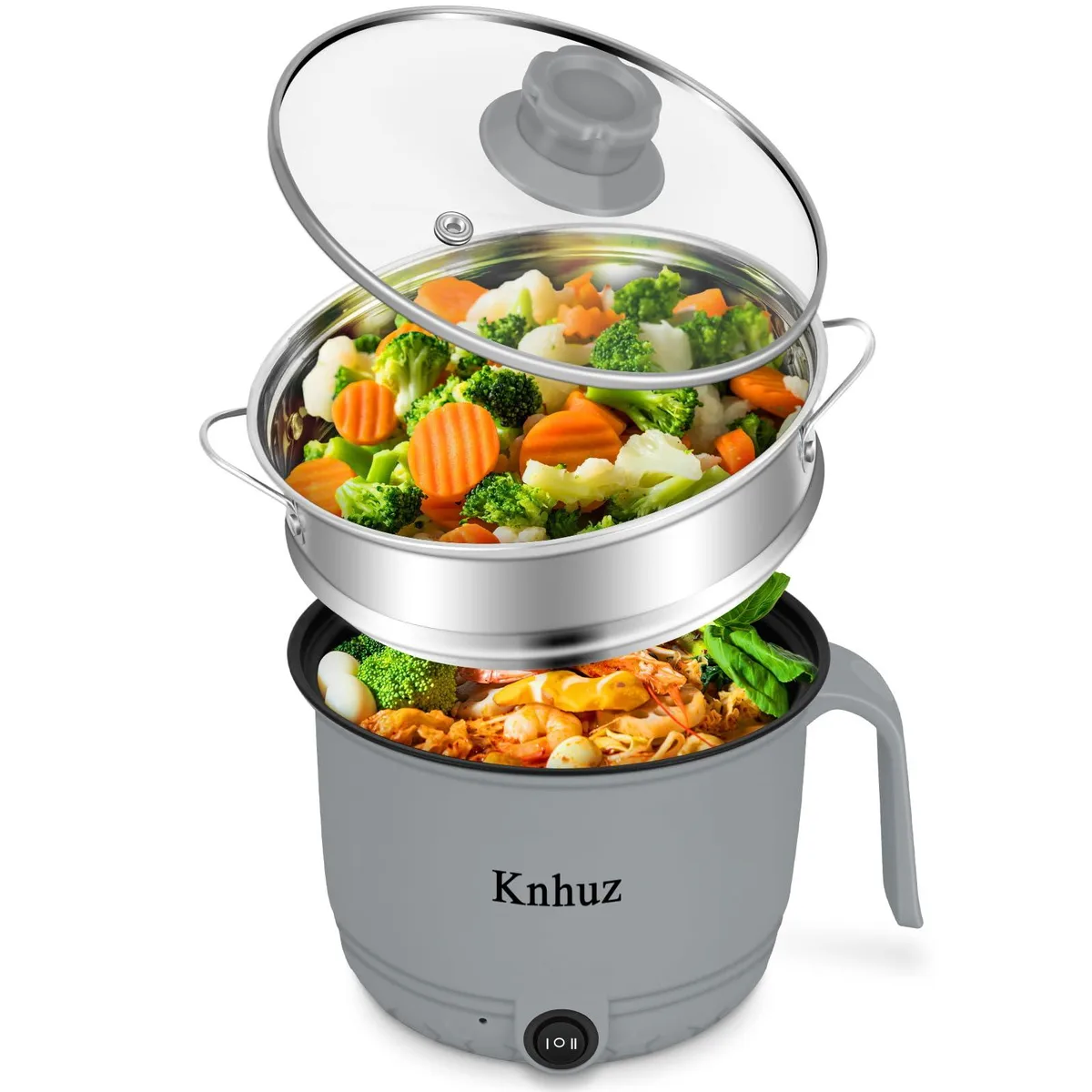 Brentwood MUG 1.8L Thermo Pot 300W/600W Gray — product photo