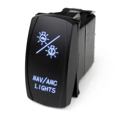 Marine Sport Lighting Marine Sport Lighting MSTLS27B LED Rocker Switch Blue — product photo