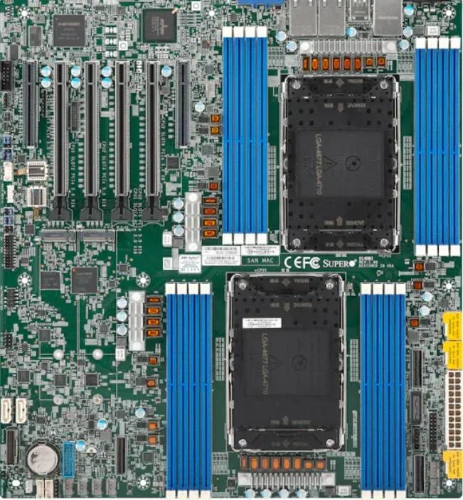 Supermicro Supermicro MBD-X14DBI-T-B Intel motherboard dual LGA-4710 Xeon 6700/6500 4TB DDR5 — product photo