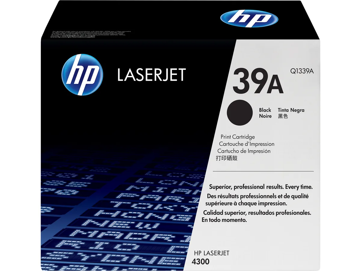 HP HP Q1339A 39A Black Toner Cartridge (genuine brands) — product photo