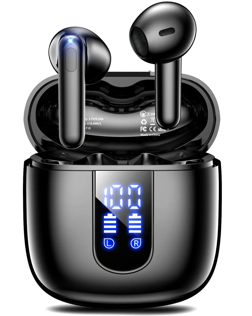  SuperTooth T10 Bluetooth 5.4 Earbuds Black — product photo