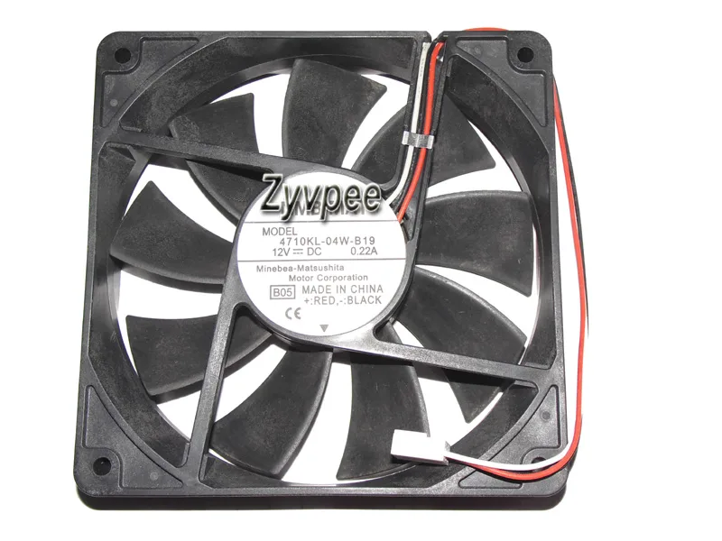 Zyvpee Zyvpee 4710KL-04W-B19 120mm 12025 3 Pin Ball Bearing Case Fan — product photo