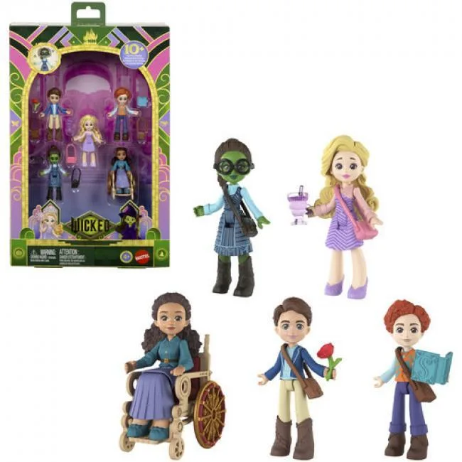 Mattel Mattel JFM23 Wicked Students of Shiz 5-Pack Doll Set — product photo