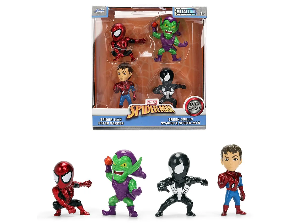 Jada Jada Spider-Man Wave 3 Metalfigs Set of 4 Diecast Figures — product photo
