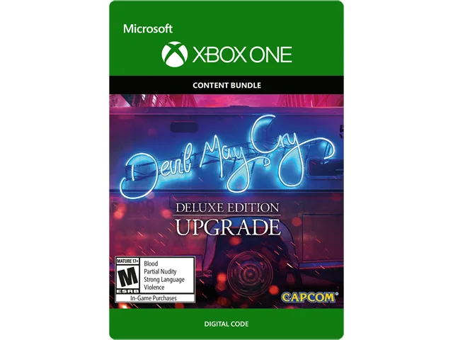 Capcom Capcom 7D4-00355 Devil May Cry 5 Deluxe Upgrade DLC Bundle Xbox One downloadable game — product photo