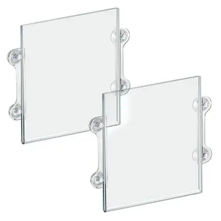 Azar Displays Azar Displays 106612 11"W x 14"H Sign Frame with Suction Cups PK2 — product photo