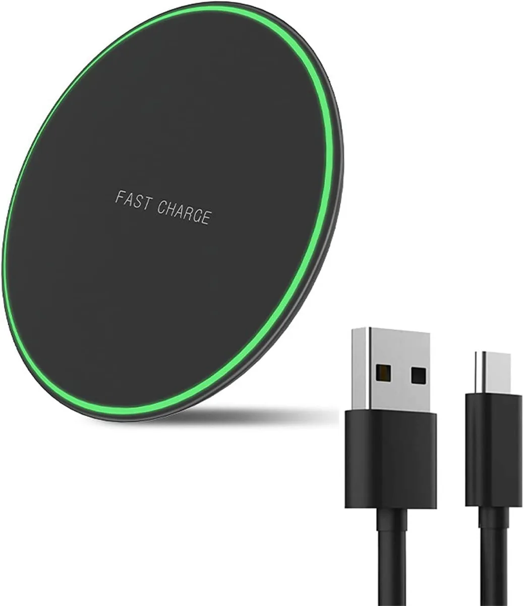 Luisport Luisport 15W Wireless Charger USB-C Black 7.5mm — product photo