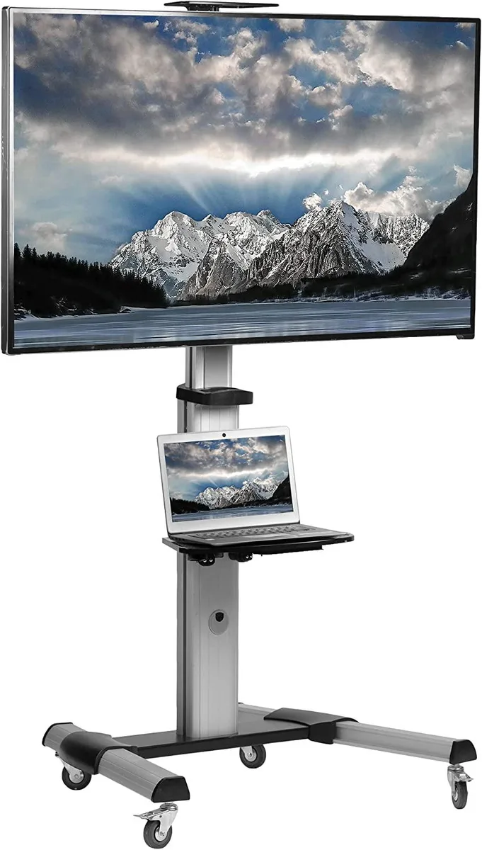 BFKK BFKK Mobile TV Cart 32-83in 110lb Silver — product photo