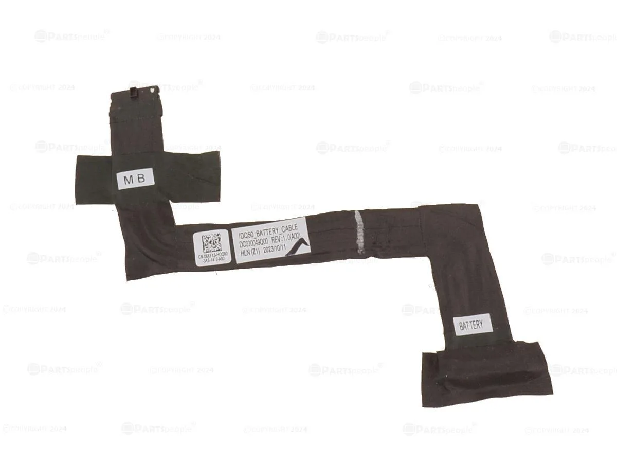 DELL DELL G Series G15 5530 5535 G16 7630 Battery Cable 6XFX6 accessory — product photo