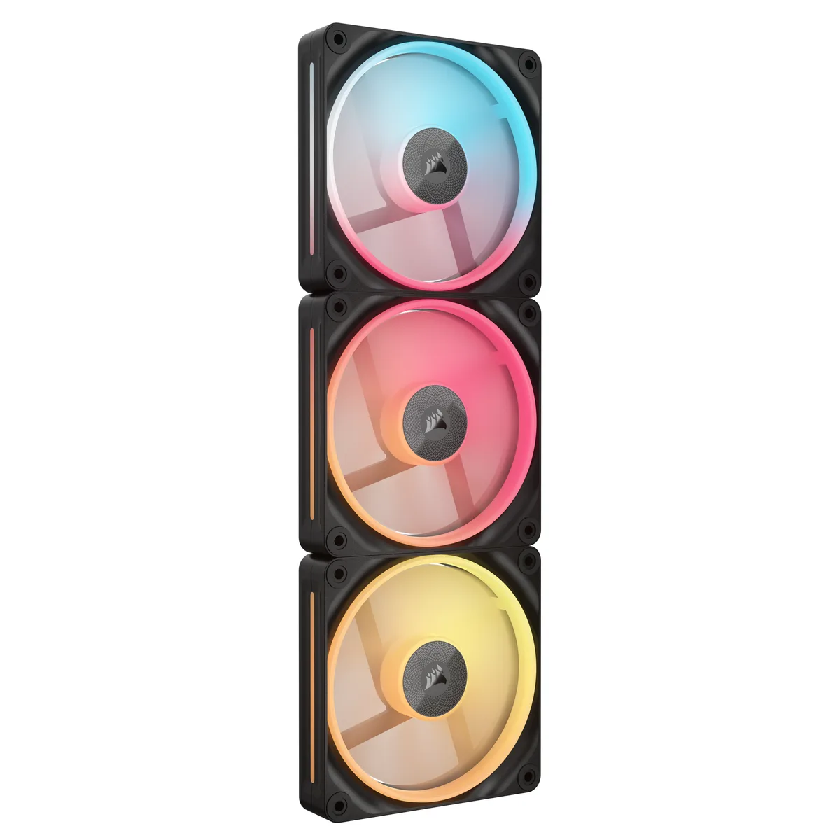 Corsair Corsair CO-9051050-WW iCUE LINK LX120-R RGB 120mm PWM Reverse case fan 3-pack — product photo