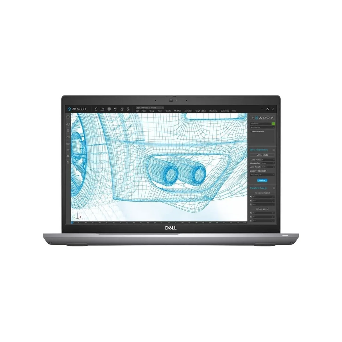 DELL DELL Precision 3561 15.6" laptop i7-11850H 16GB 512GB NVMe Win 11 Pro Gray — product photo
