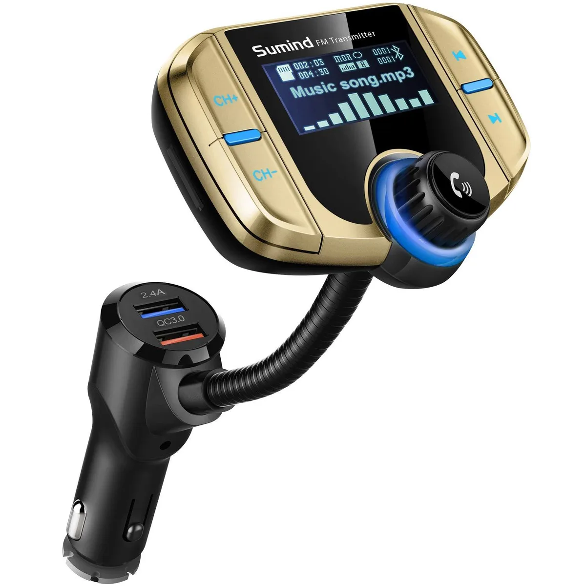  Scosche HB-Sumind-66380 Bluetooth FM Transmitter Car Electronics Accessory — product photo