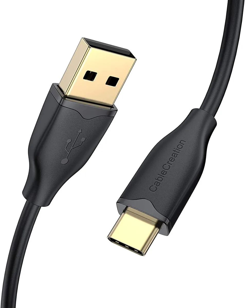 CableCreation CableCreation USB 2.0 A to C Cable 10ft 3A 480Mbps Black — product photo