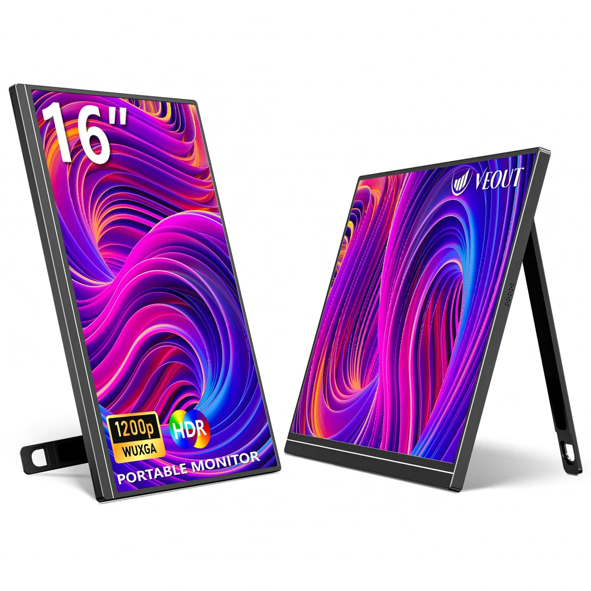 Vielgluck Vielgluck 16" 1920x1200 60Hz IPS portable gaming monitor Black — product photo