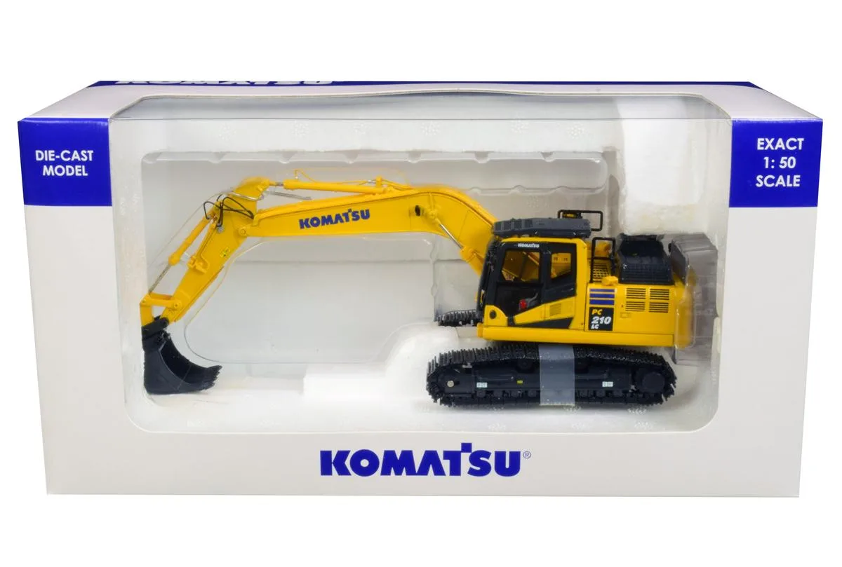 UNIVERSAL HOBBIES UNIVERSAL HOBBIES Komatsu PC210LC-11 1/50 Diecast Excavator — product photo