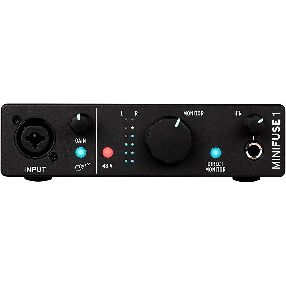 Arturia Arturia MiniFuse 1 Audio Interface Black dj accessory — product photo