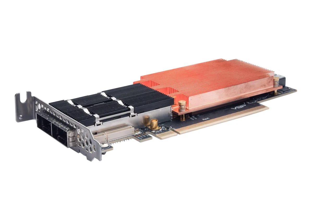 Cisco Systems, Inc. Cisco NXN-V9P-16X-9GB V9P FPGA SmartNIC 9GB DDR4 2x QSFP-DD — product photo
