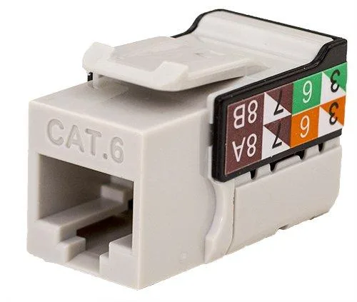 Vertical Cable Vertical Cable CAT6 RJ45 Keystone Jack V-Max Gray 50 pack — product photo