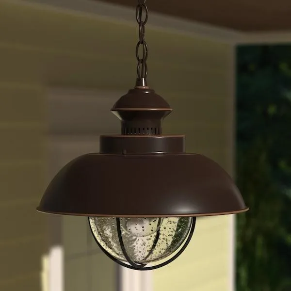 Vaxcel Vaxcel OD21506 Harwich Bronze Coastal Barn Dome Pendant — product photo
