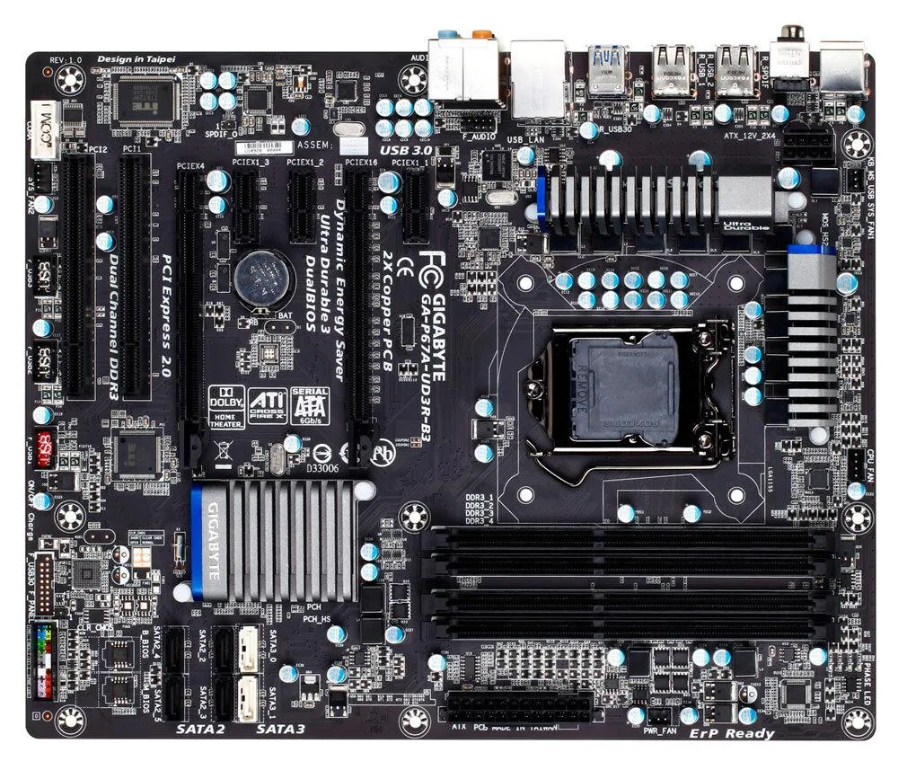 GIGABYTE GIGABYTE GA-P67A-UD3R-B3 Intel motherboard — product photo