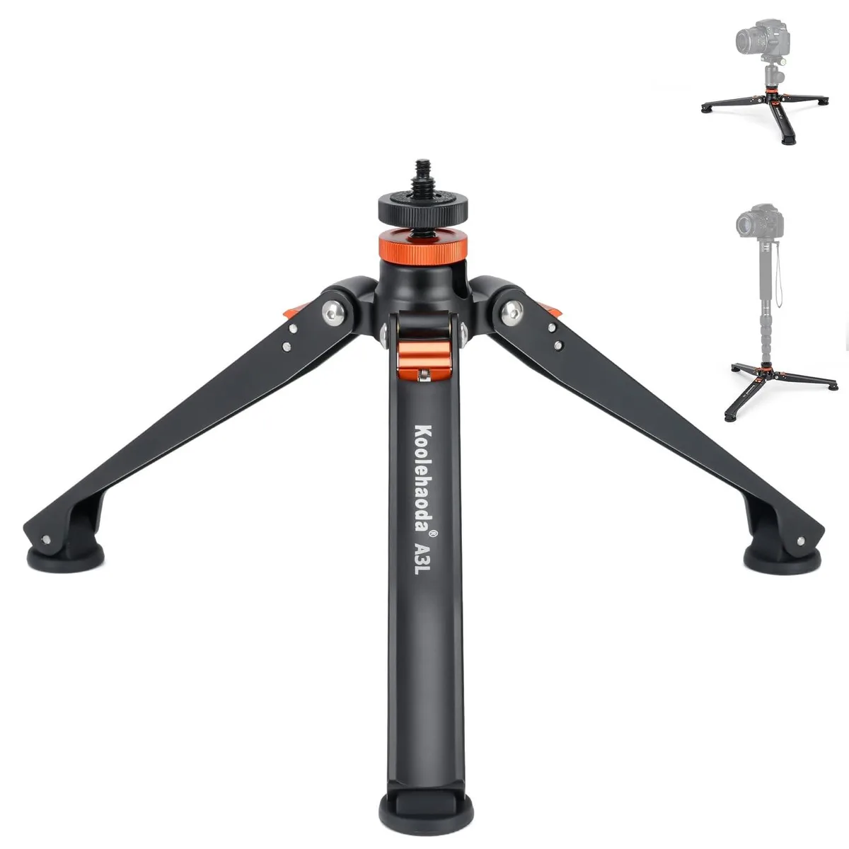 Koolehaoda Koolehaoda Mini Tripod Base 8.3" 2 in 1 accessory — product photo