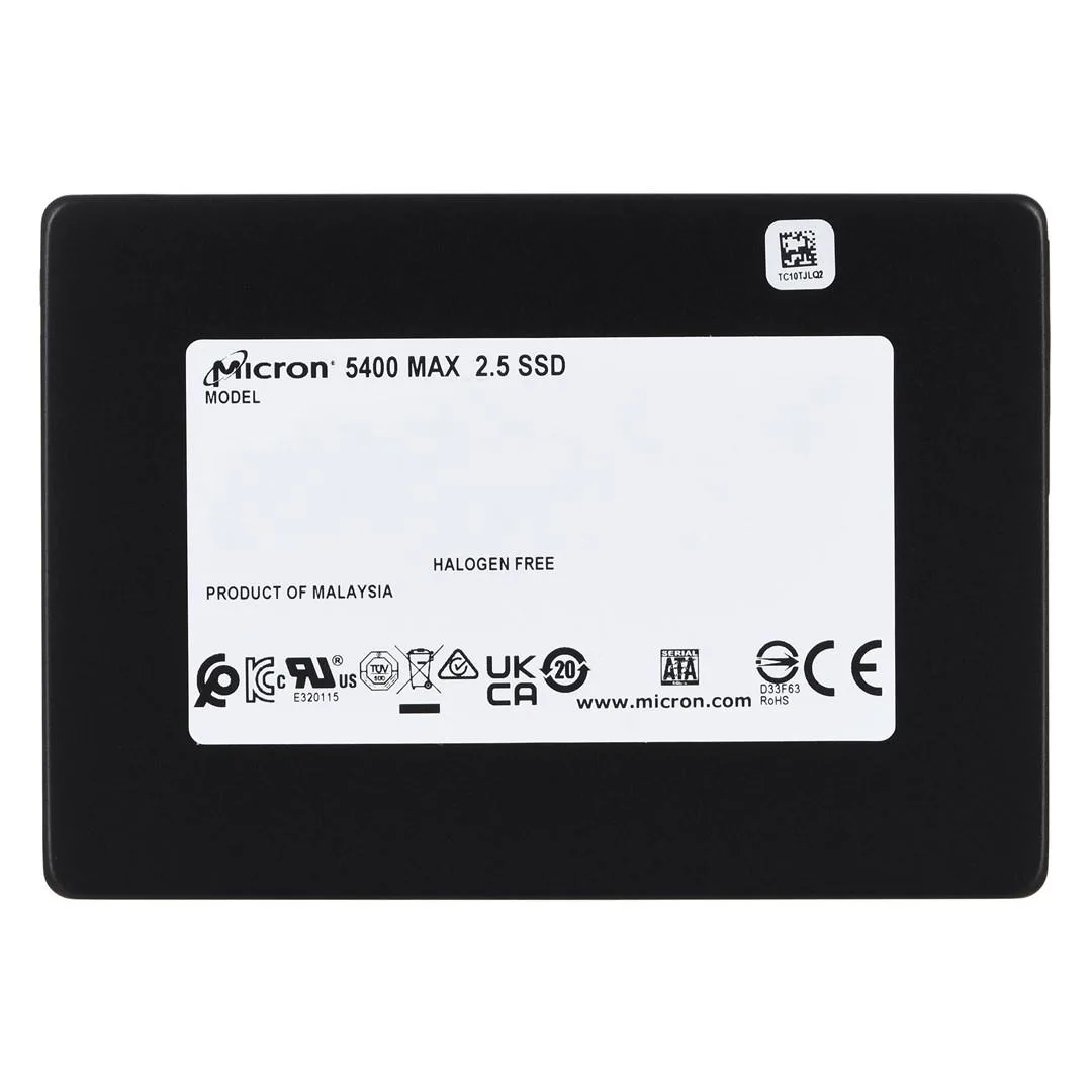 Micron Micron 5400 MAX MTFDDAK480TGB-1BC1ZA 480GB 2.5" SATA internal SSD — product photo