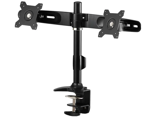 Amer.com, Inc Amer.com, Inc AMR2C dual monitor clamp mount 24 in 26.5 lb 53 lb 13 in 360 deg 20 deg 75 100 mm 8 50 85 mm — product photo