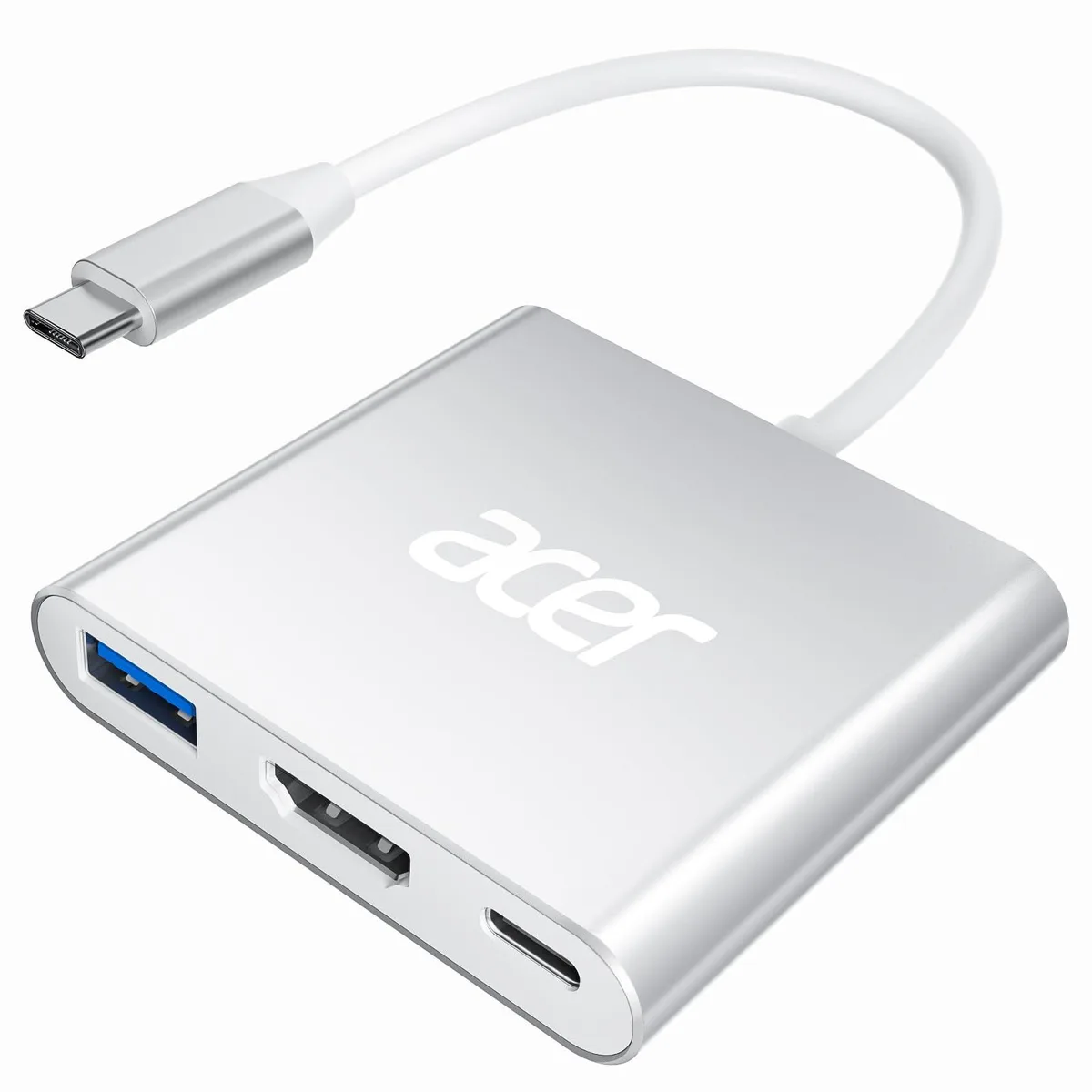  GENERIC ODK3A0 USB Display Adapter Silver 4K 100W PD USB-A 3.0 5 Gbps — product photo