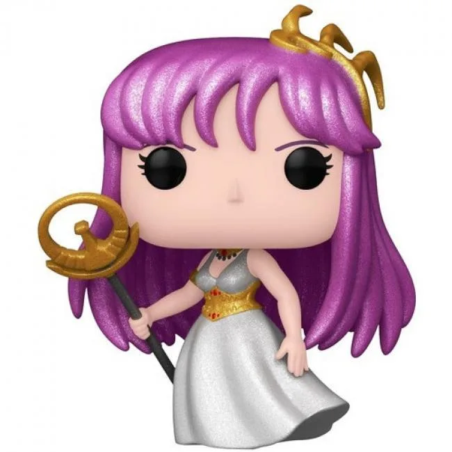 Funko Funko 74398 Saint Seiya Athena Saori Kido Diamond Collection Glitter action figure — product photo