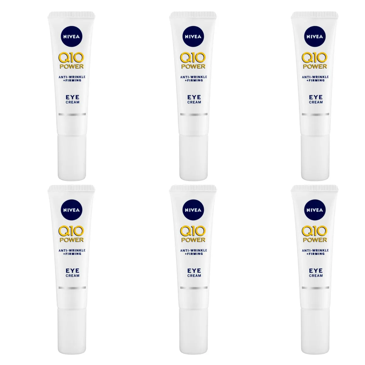 Nivea Nivea 52132727521598 Q10 Anti-Wrinkle Eye Cream 15 ml 6-Pack skin care — product photo