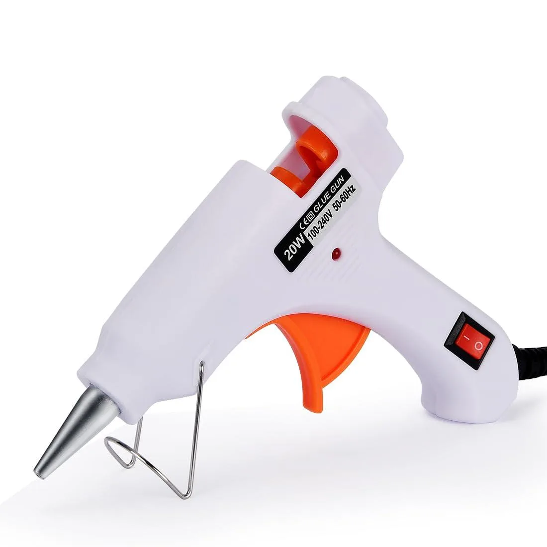 AGLARY Mini Hot Melt Glue Gun 0.3-Inch 20W White — product photo