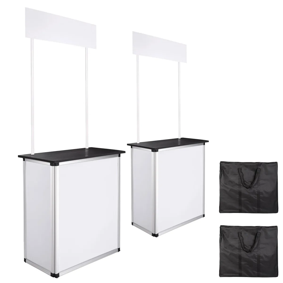 Yescom USA, Inc. Yescom USA, Inc. Popup Promotional Counter Table Booth Portable Demo Display Banner Stand 2 Pack — product photo