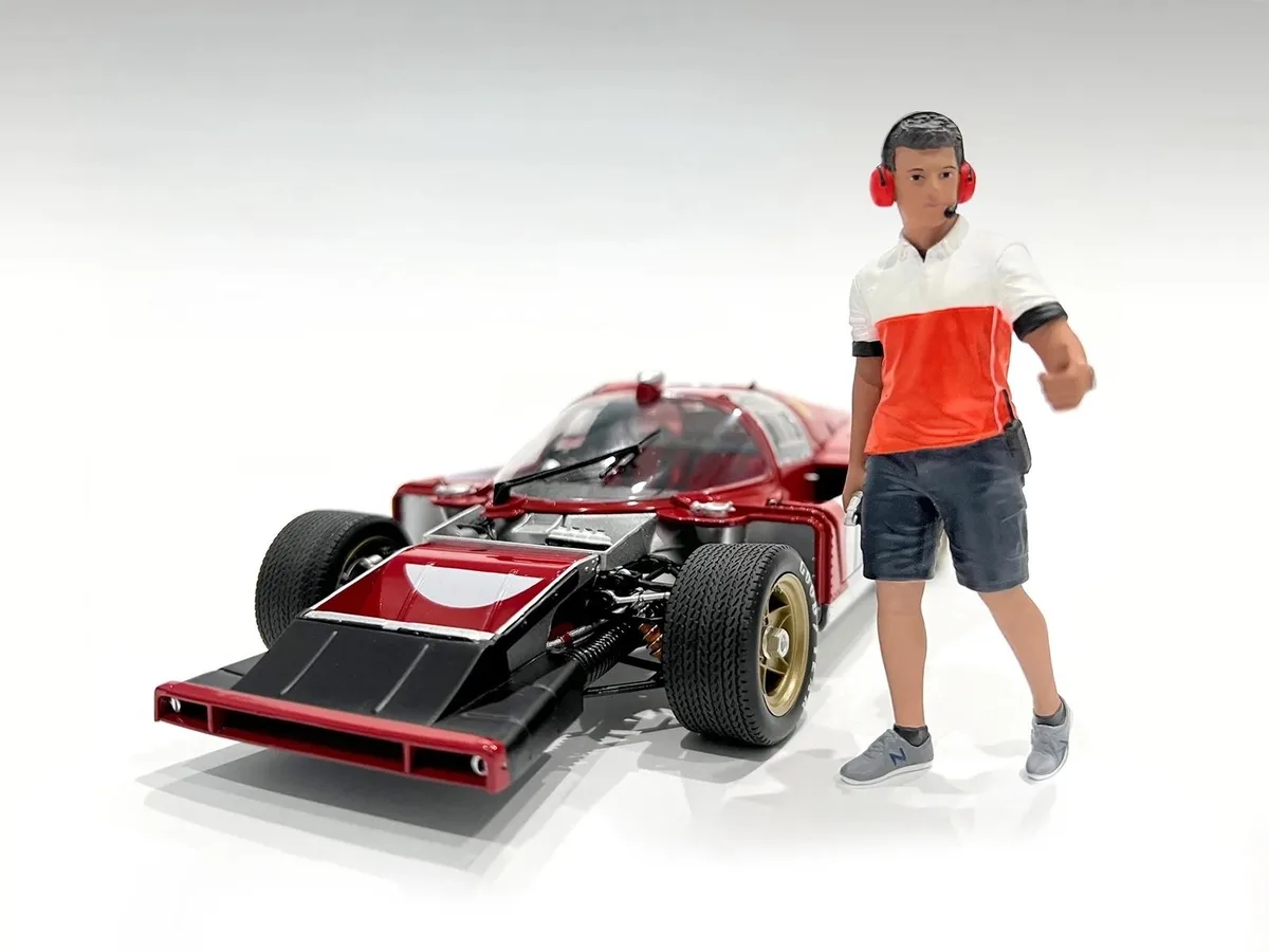 American Diorama American Diorama Race Crew Figure #2 1/24 hobby collectible — product photo