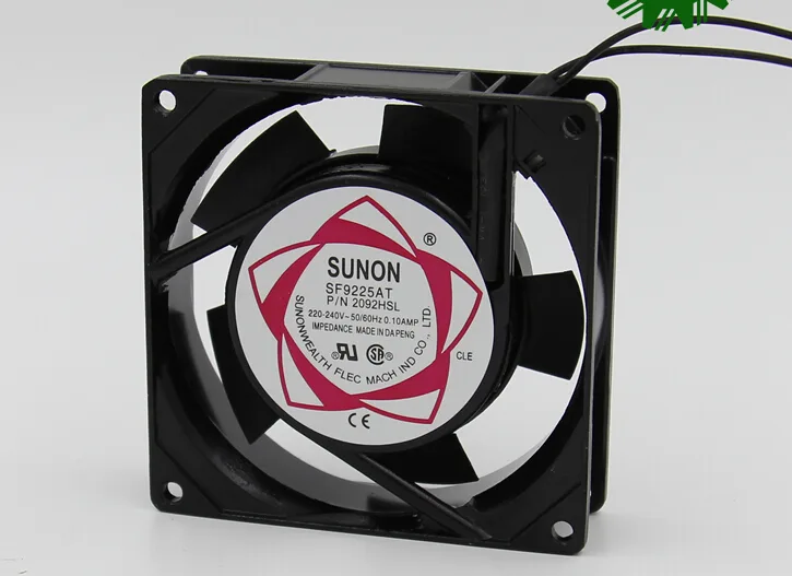 OEM Industries OEM Industries SF9225AT 2092HSL AC Axial Fan 220/240V 50/60Hz .10A 2 Wires — product photo