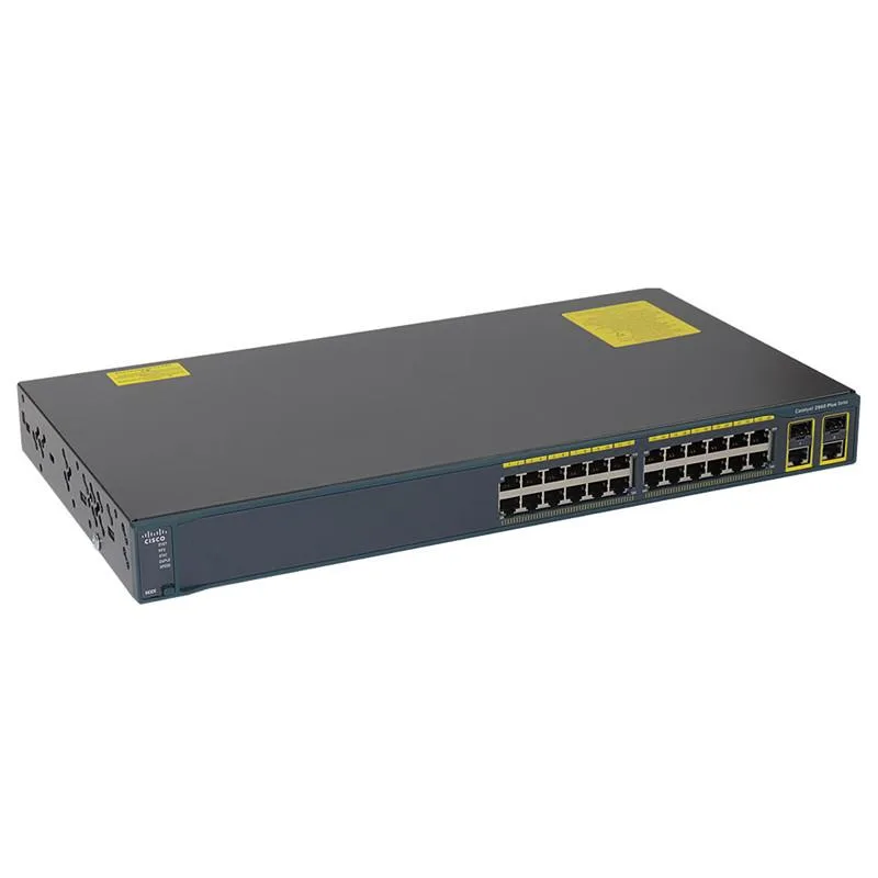 EVESKY EVESKY WS-C2960+24TC-S network switch 24 port 10/100 2 SFP 16 Gbps — product photo