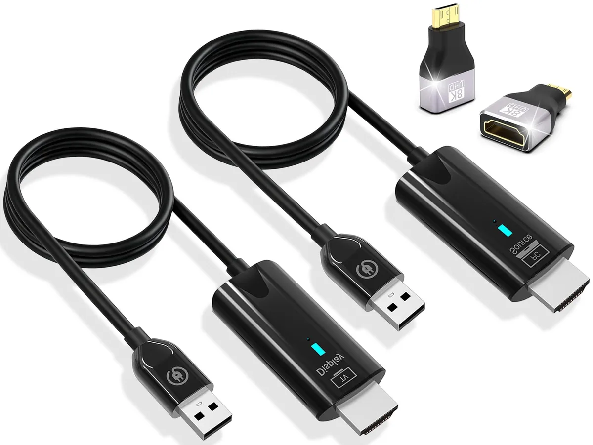  WEKEFON 2026 Wireless HDMI Transmitter Receiver 328ft 100m 1080P 60Hz 5G 2.4G Factory Integration — product photo