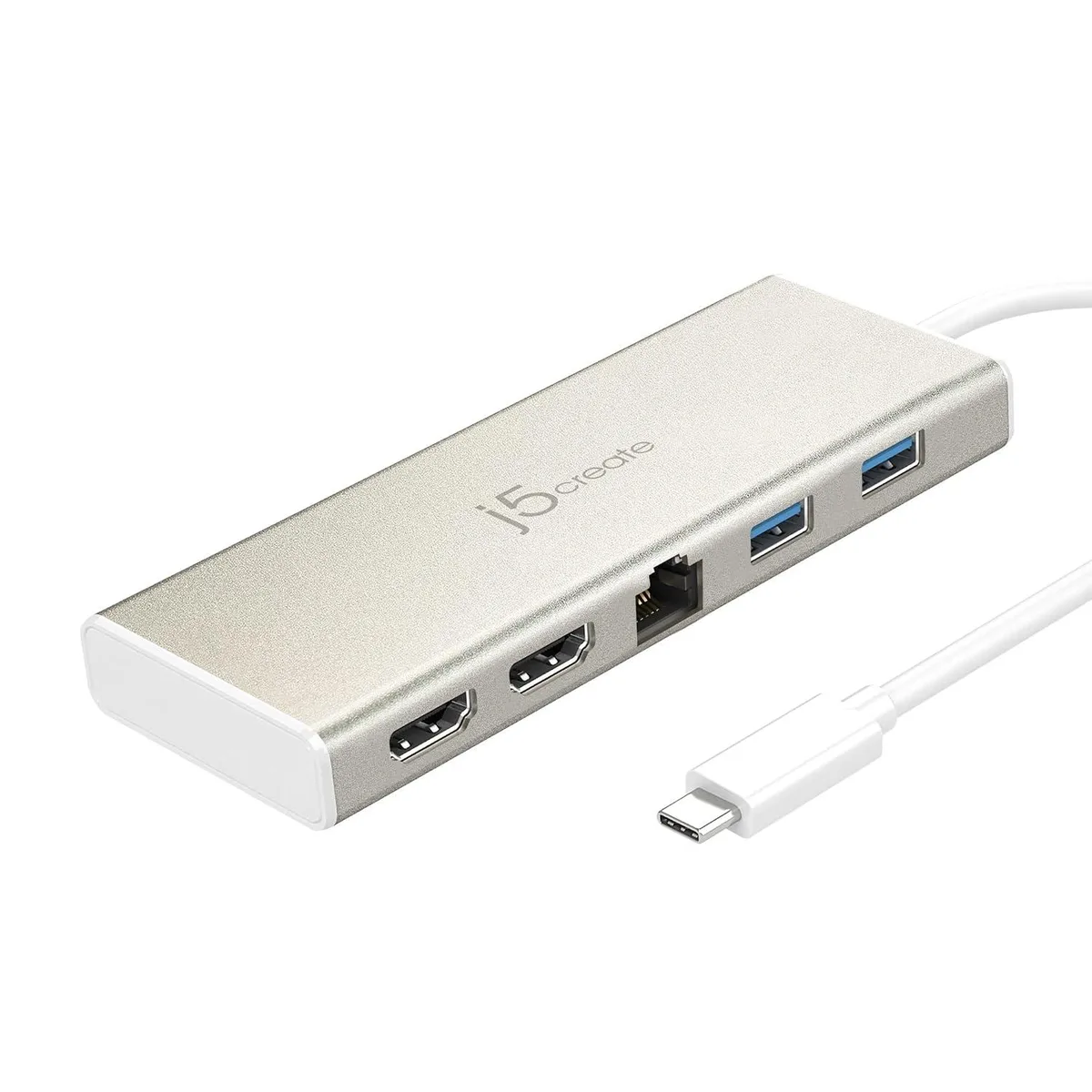 LORDWORLD LORDWORLD USB-C Mini Dock 2×HDMI 2×USB 3.0 Ethernet PD 2.0 JCD381 — product photo