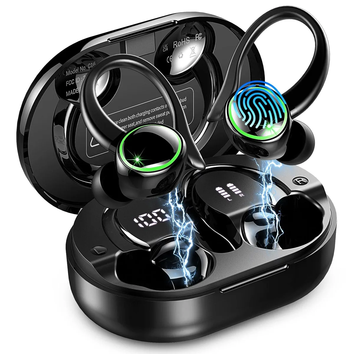  PHILIPS WFL900/H Bluetooth 5.4 Earbuds White 60h Playback — product photo