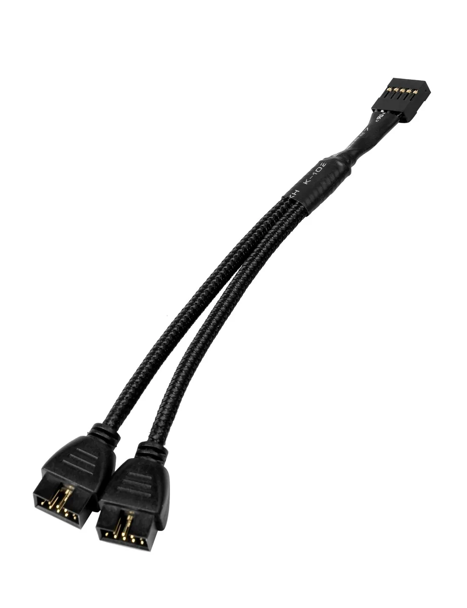 No Sew No Sew USB 2.0 9-Pin to Dual 9-Pin Header Extension Cable — product photo