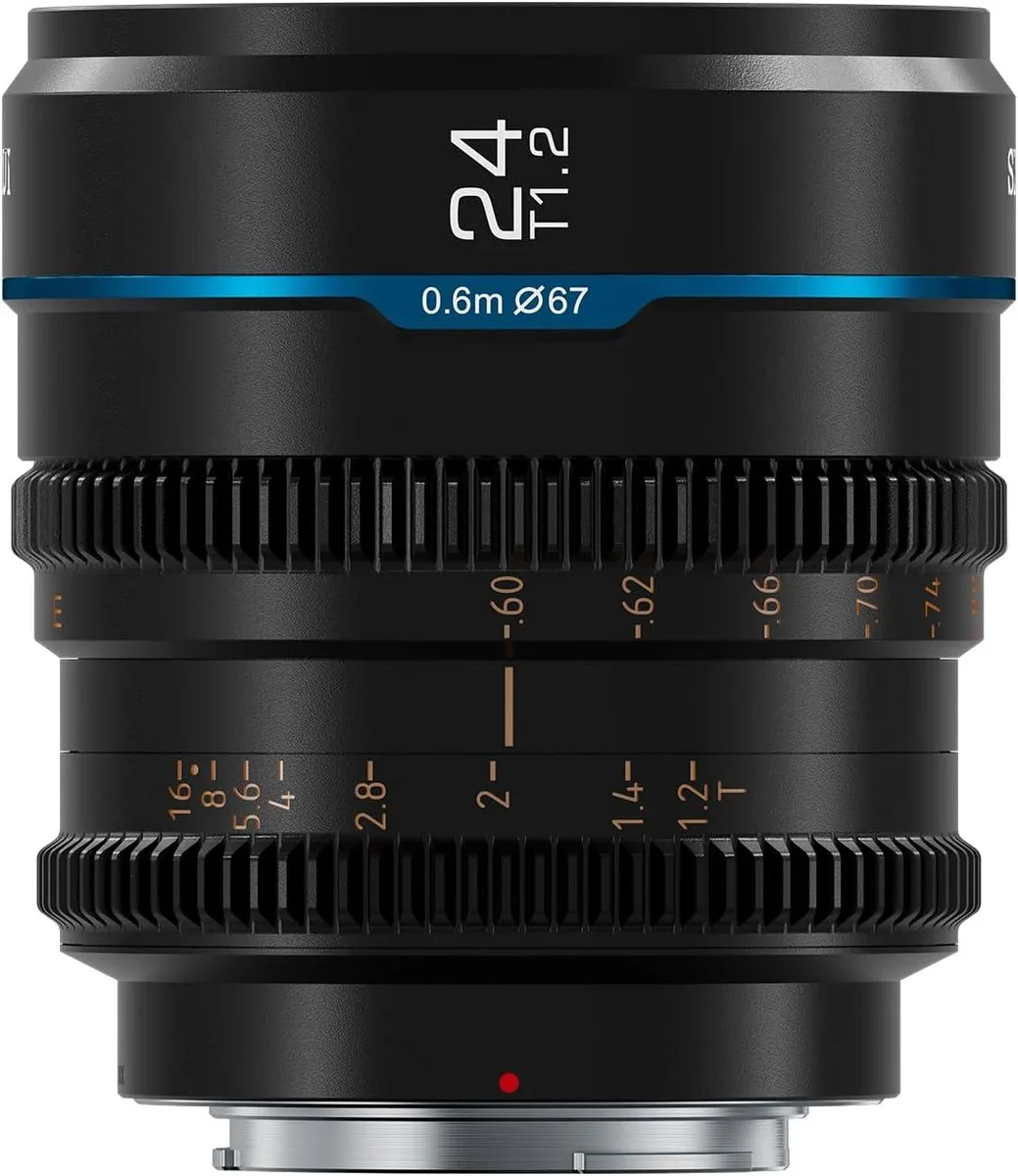 Sirui Sirui MS24E-B Night Walker 24mm T1.2 S35 Cine Lens E-Mount Black — product photo