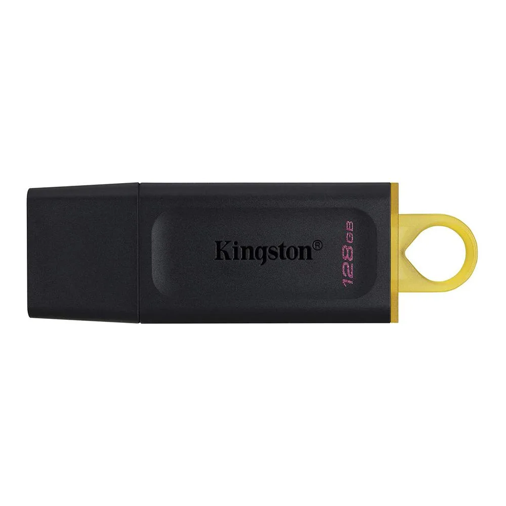 Kingston Technology Corp. Kingston DataTraveler Exodia 128GB USB 3.0 Flash Drive DT100G3/128GBCR Black — product photo