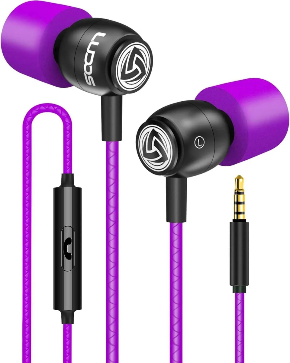 YINGHUA YINGHUA Clamor Wired Earbuds Purple 1.3 m cable — product photo