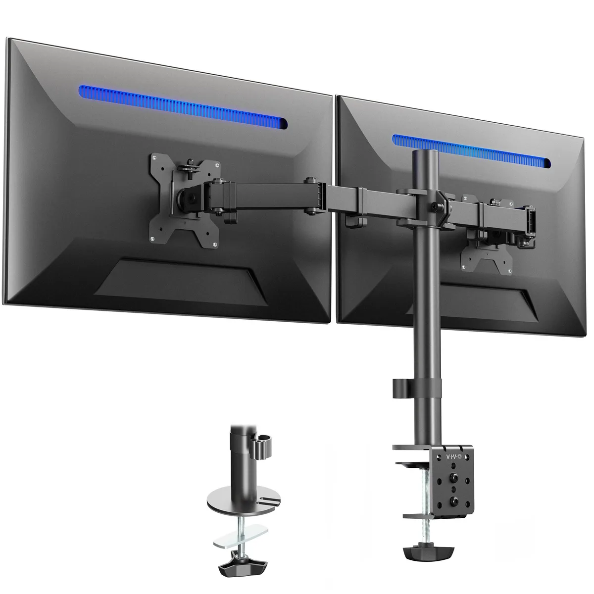 VIVO VIVO Dual Monitor Desk Mount 13-24" 22 lbs Black — product photo