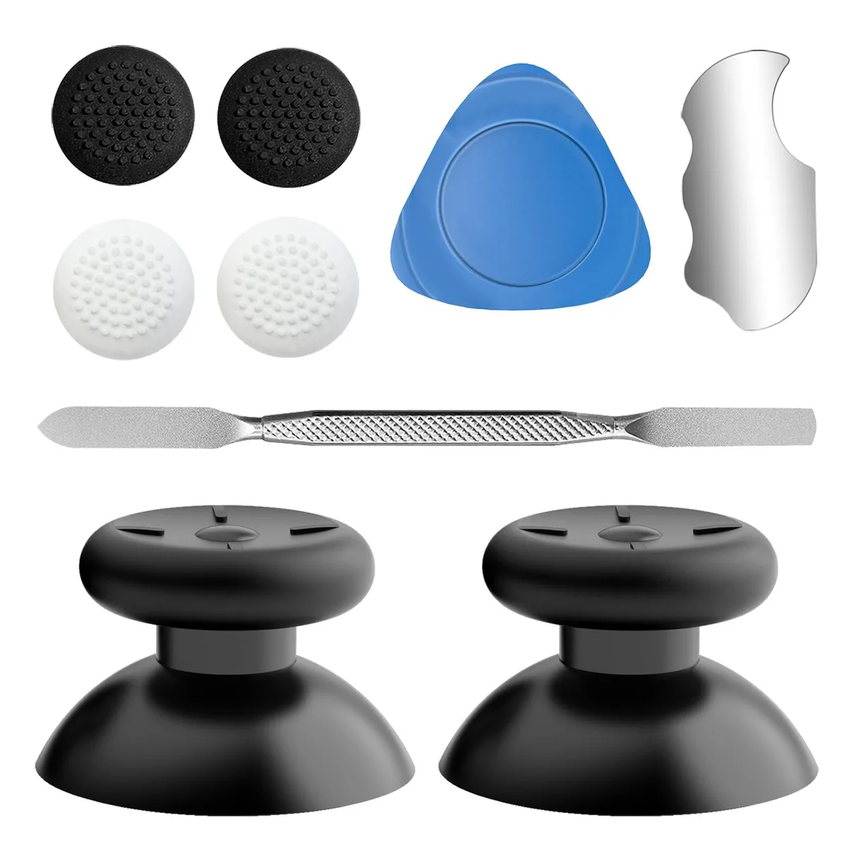 OLCLSS 9-in-1 kit with thumbsticks caps tools for Quest 2 controllers