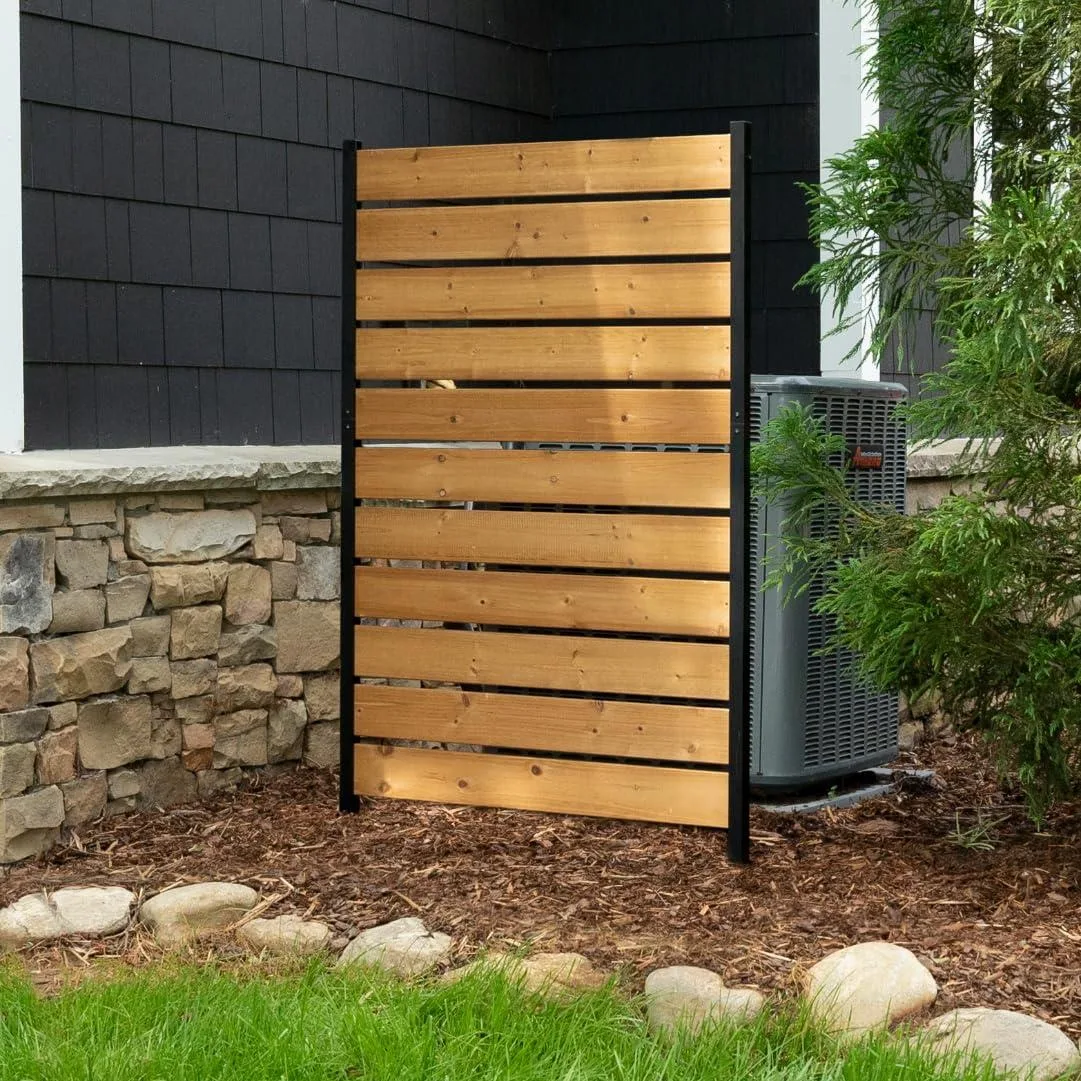 Meterk Concord Cedar Wood Privacy Screen 60.5in H x 38.63in W 1 Panel — product photo