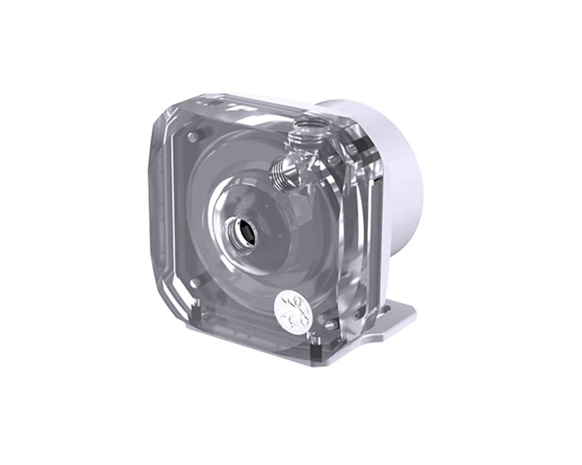 Bykski Bykski D5 Pump Top Kit V2 Silver PMMA Mounting Kit — product photo
