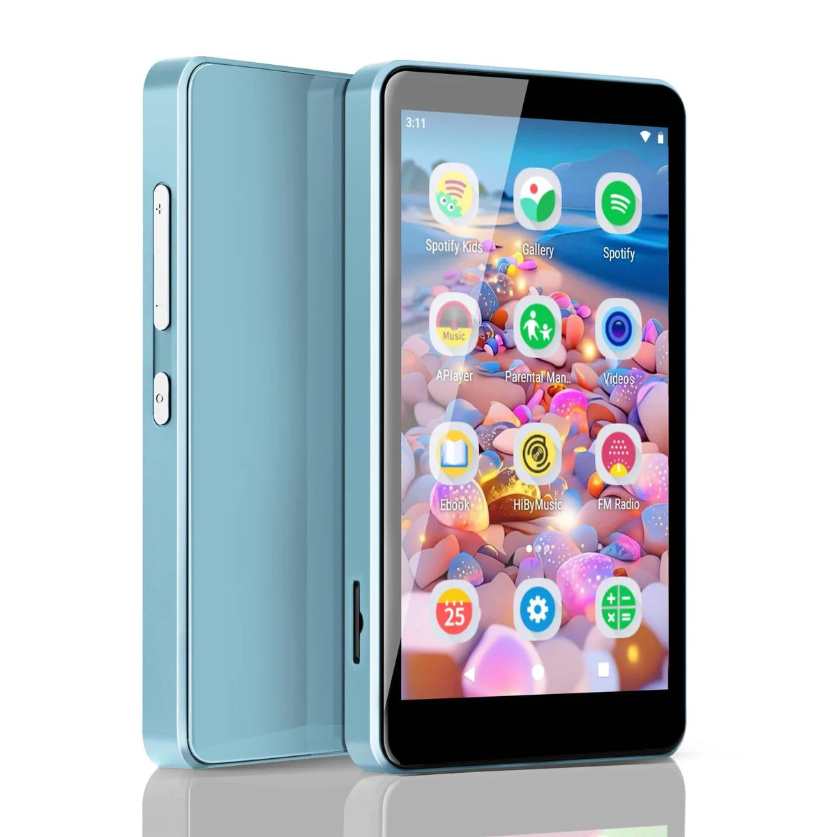  Luoran M4S 16 GB 4.0" IPS MP3 Player Light Blue — product photo